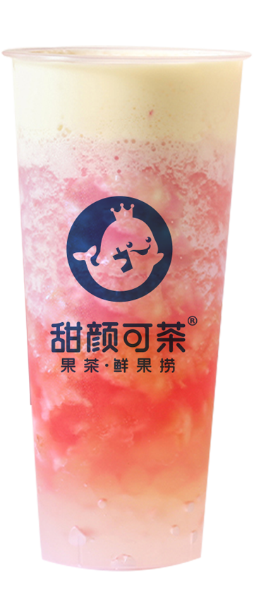 蜜桃搖搖酸奶